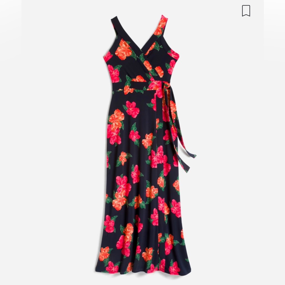 Wrap dress, long.